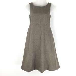 J. Crew Size 0 100% Wool Herringbone A Line Dress
